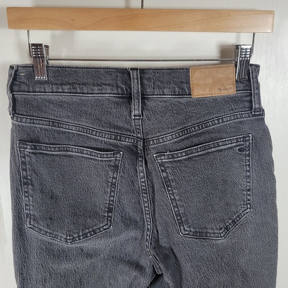 Madewell The Perfect Vintage Distressed Black Wash High Rise Jeans Size 26 - Picture 9 of 10